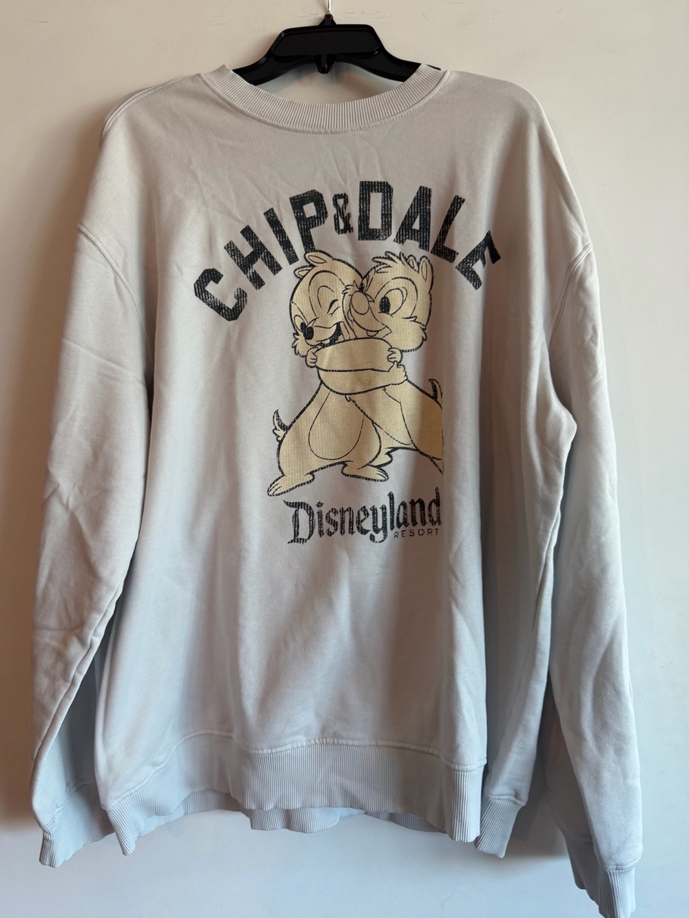 Disneyland Chip & Dale Crewneck Sweatshirt, XL